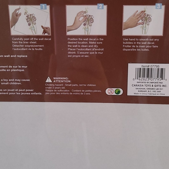 Flower self-adhesive wall decals - Picture 6 of 8